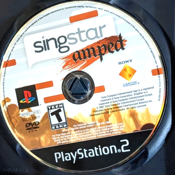SONY PS2 | SINGSTAR AMPED | Black Label Video Game | Complete In Box | VG - Picture 2 of 4